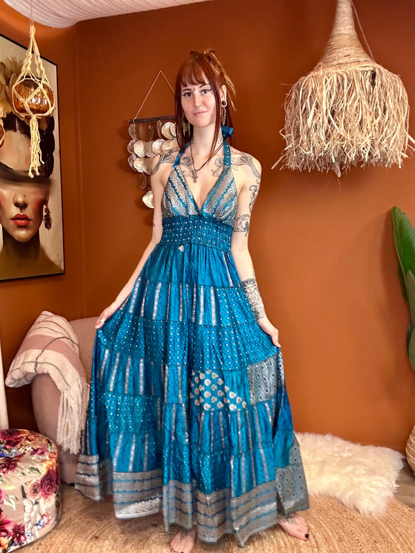 Zamira Vintage Silk Dress