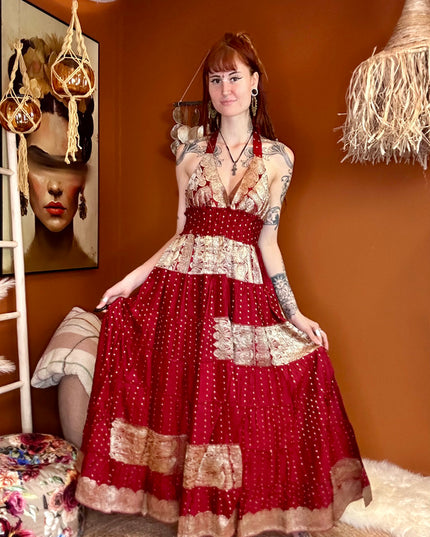 Zamira Vintage Silk Dress