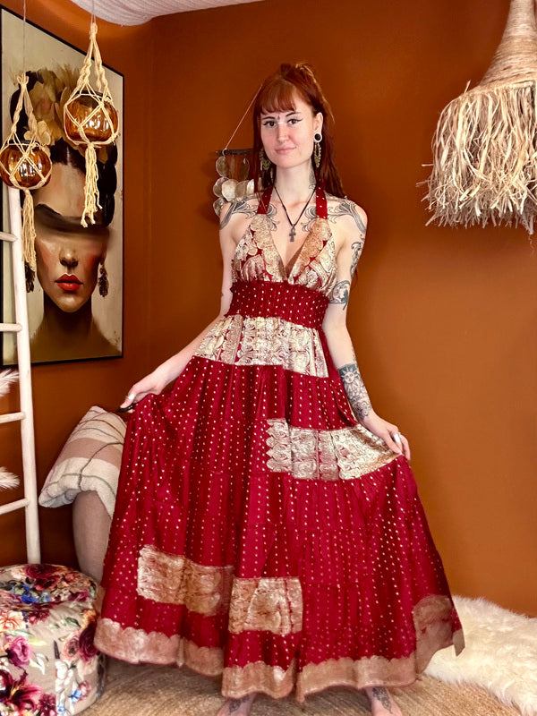 Zamira Vintage Silk Dress