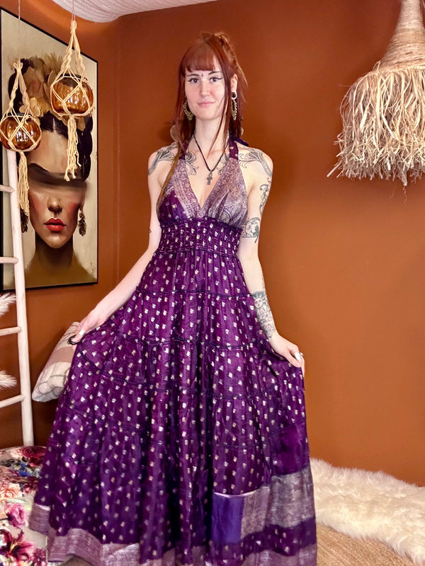 Zamira Vintage Silk Dress