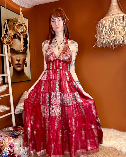 Zamira Vintage Silk Dress