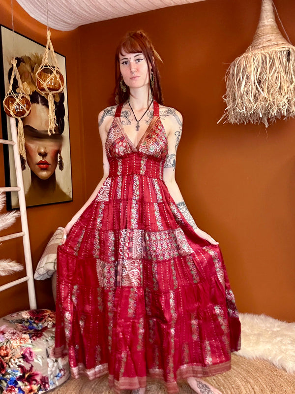 Zamira Vintage Silk Dress