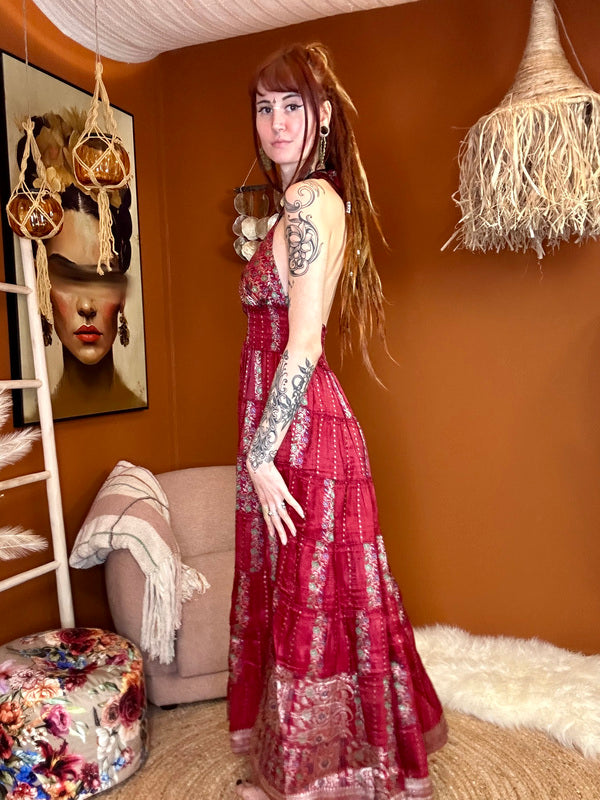 Zamira Vintage Silk Dress