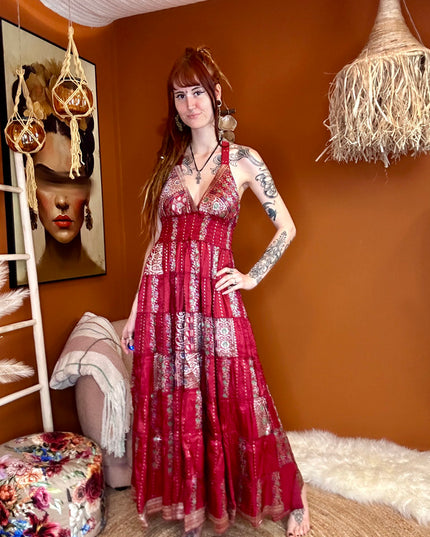 Zamira Vintage Silk Dress