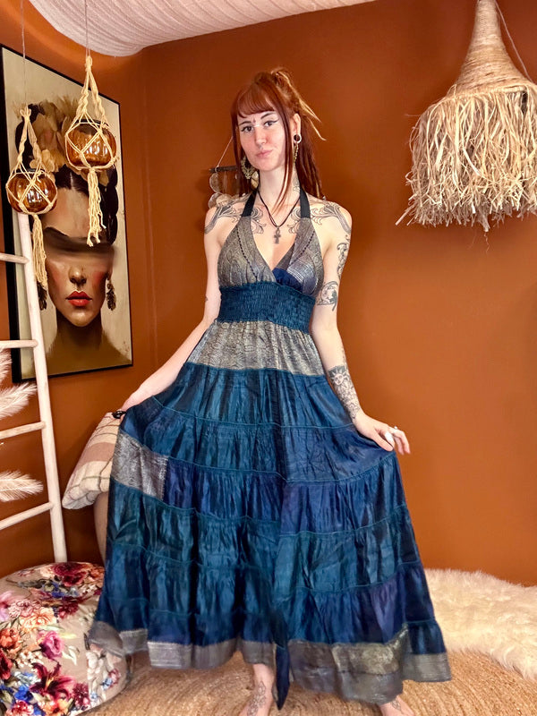 Zamira Vintage Silk Dress