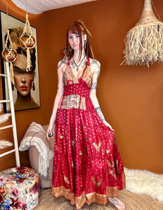 Zamira Vintage Silk Dress