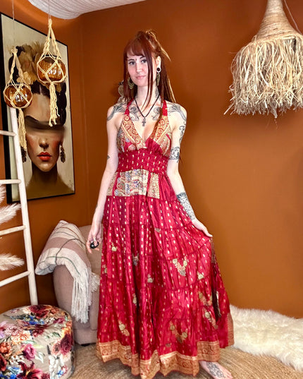 Zamira Vintage Silk Dress