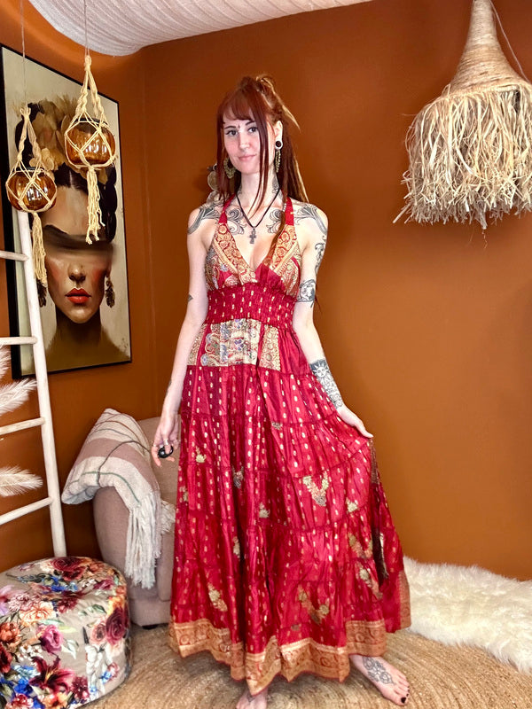 Zamira Vintage Silk Dress