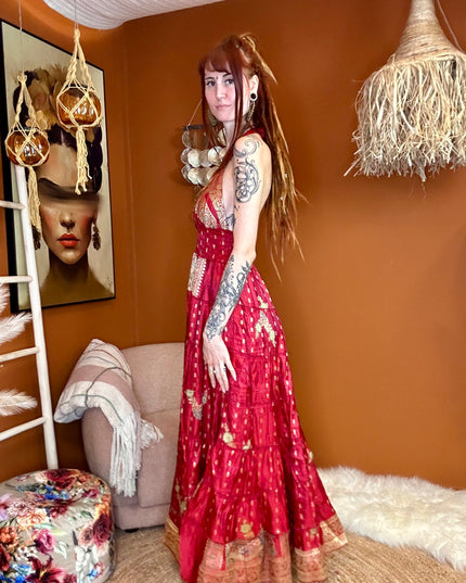 Zamira Vintage Silk Dress