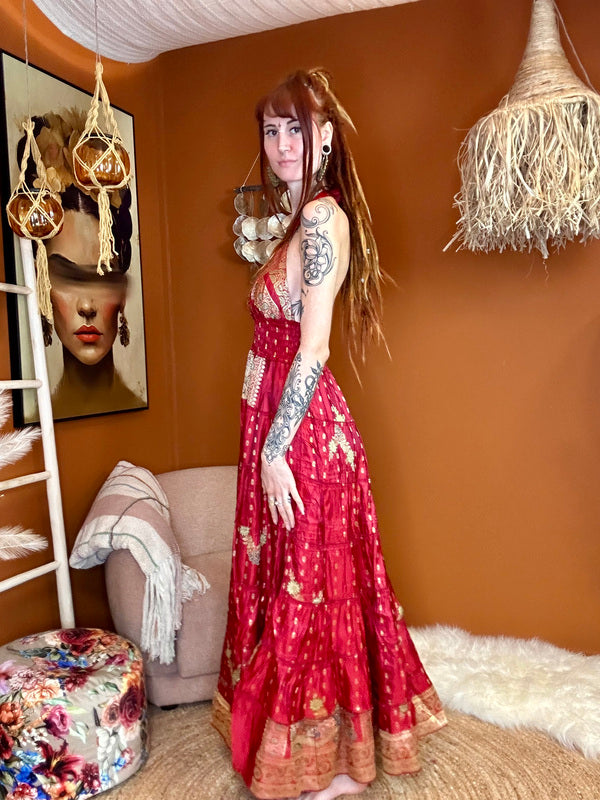 Zamira Vintage Silk Dress