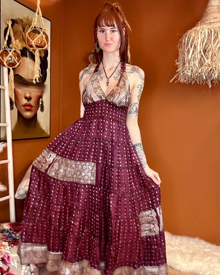 Zamira Vintage Silk Dress