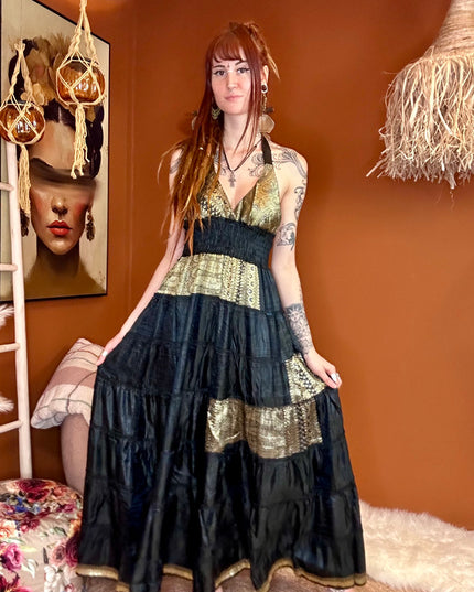 Zamira Vintage Silk Dress