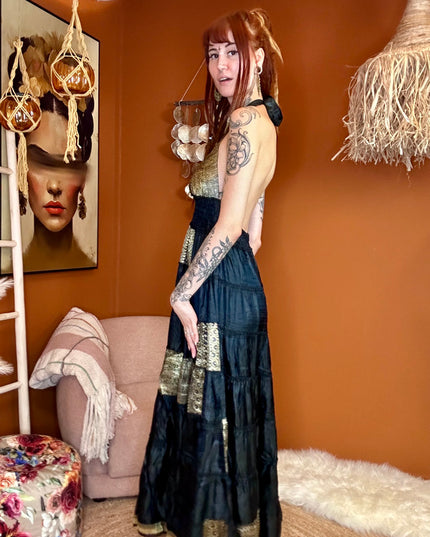 Zamira Vintage Silk Dress