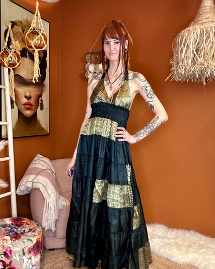 Zamira Vintage Silk Dress