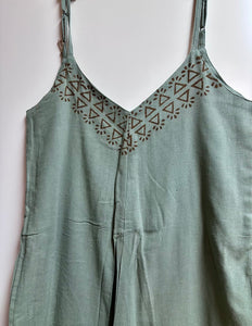 Sunlit Trails Jumpsuit Jadegroen