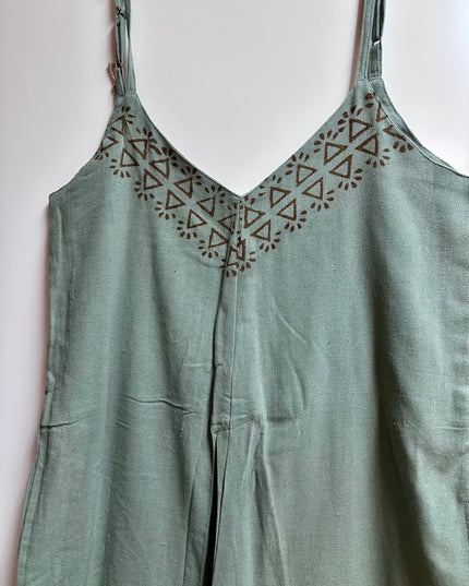 Sunlit Trails Jumpsuit Jadegroen