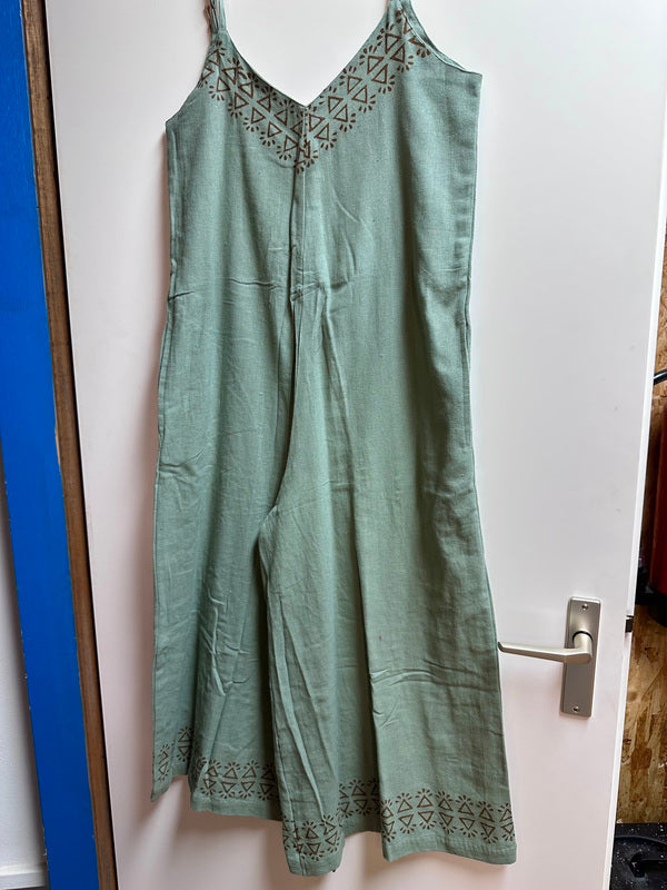 Sunlit Trails Jumpsuit Jadegroen