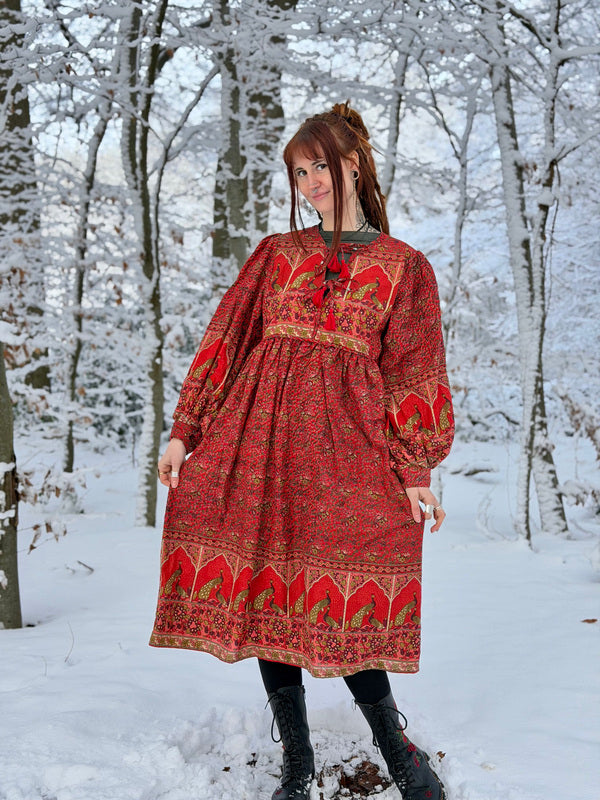 Fay Dress Handblock Blue