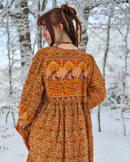 Fay Dress Handblock Blue