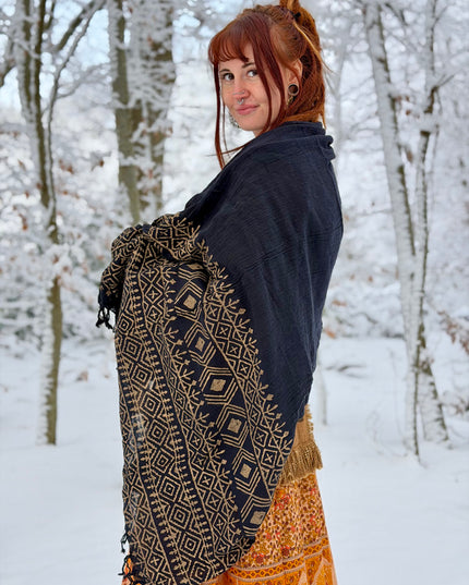 Cotton Scarf Off White