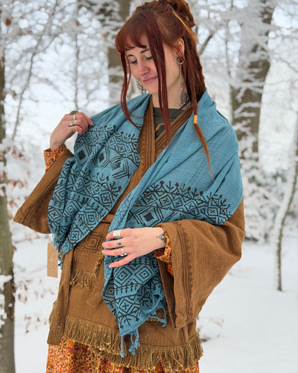 Cotton Scarf Off White