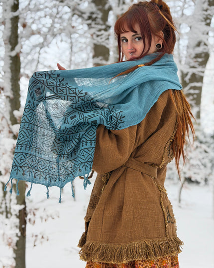 Cotton Scarf Off White