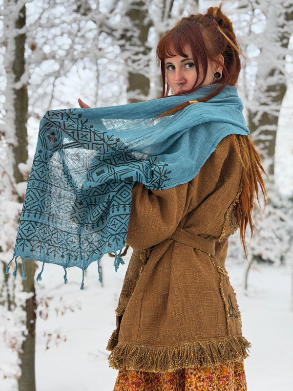 Cotton Scarf Off White