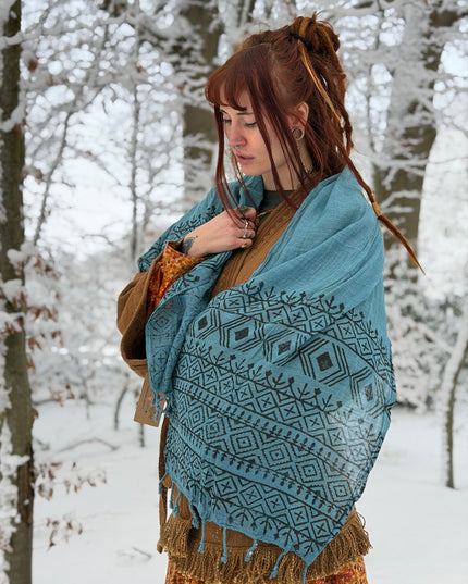 Cotton Scarf Off White