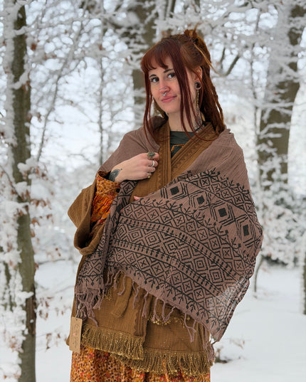 Cotton Scarf Off White