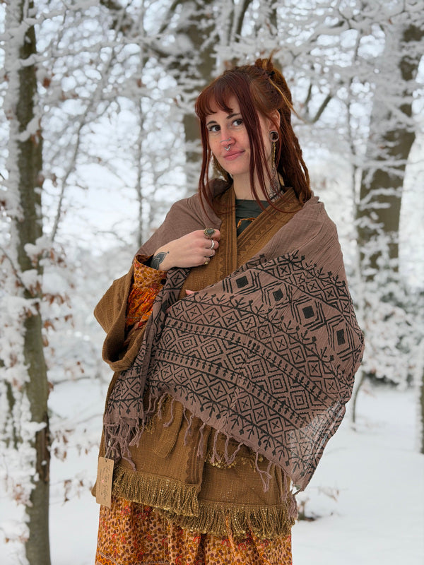 Cotton Scarf Off White