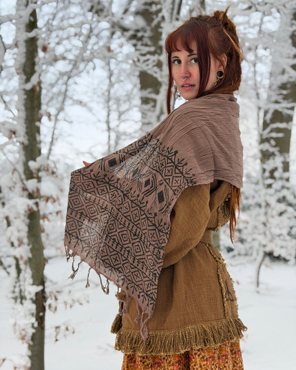 Cotton Scarf Off White