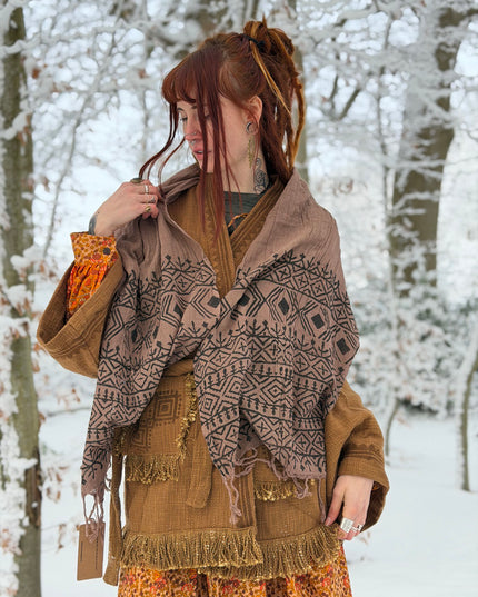 Cotton Scarf Off White