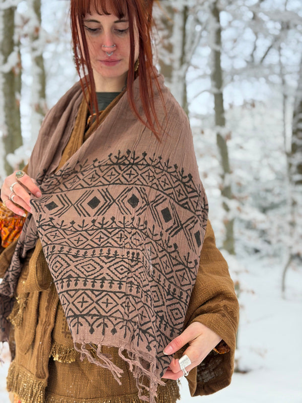 Cotton Scarf Off White