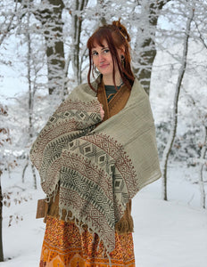 Cotton Scarf Off White