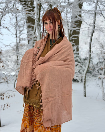 Cotton Scarf Off White