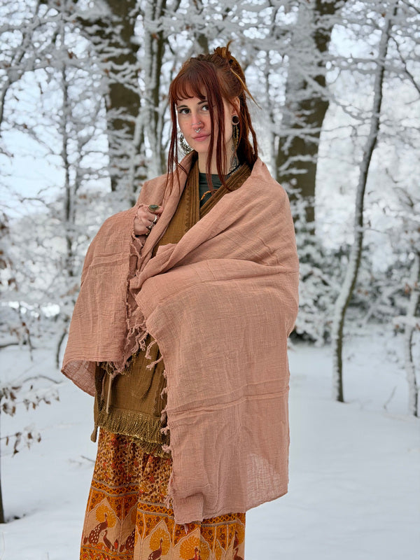 Cotton Scarf Off White