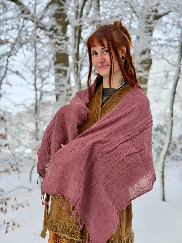 Cotton Scarf Off White