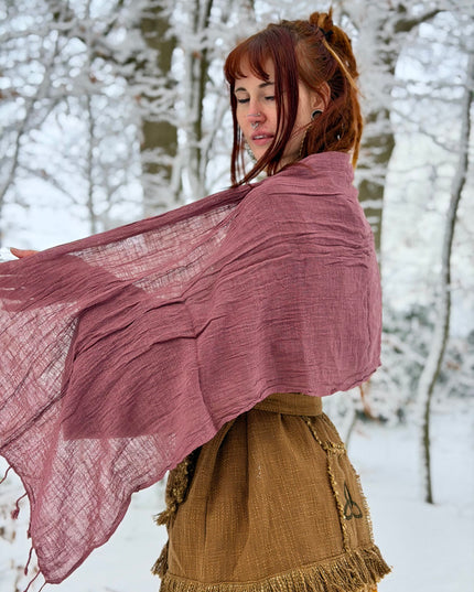 Cotton Scarf Off White