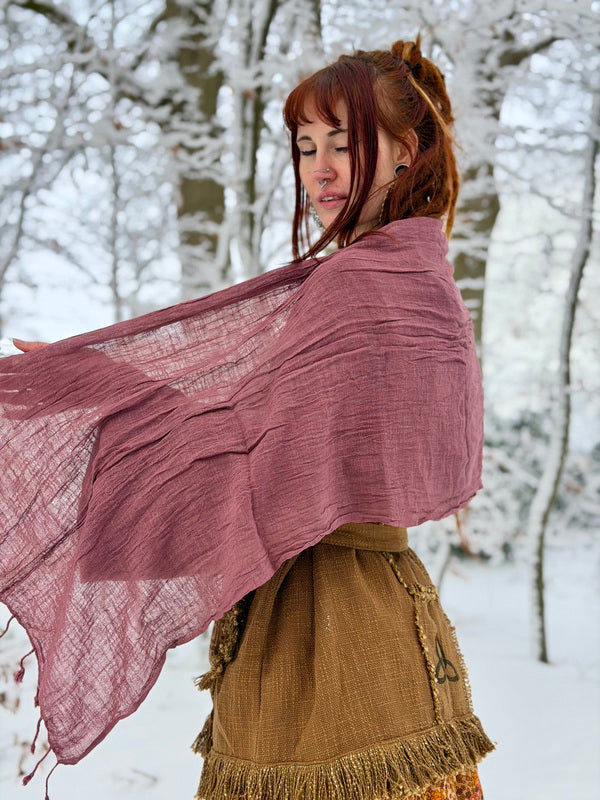 Cotton Scarf Off White