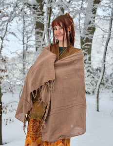 Cotton Scarf Off White