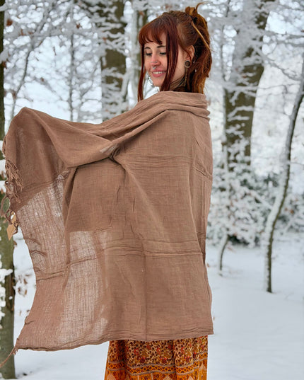 Cotton Scarf Off White