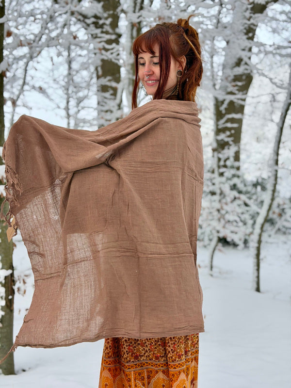 Cotton Scarf Off White