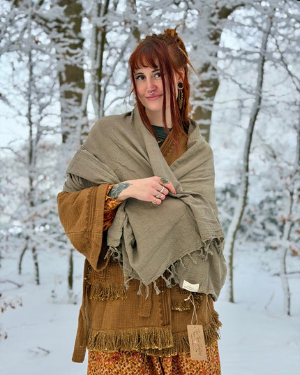 Cotton Scarf Off White