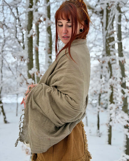 Cotton Scarf Off White