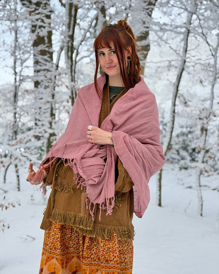 Cotton Scarf Off White