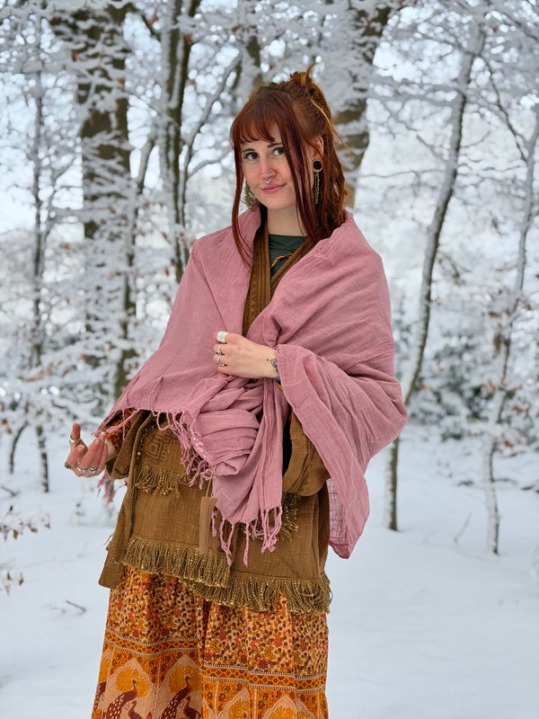 Cotton Scarf Off White