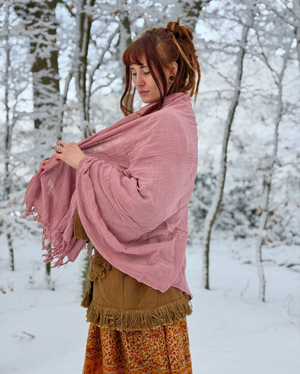 Cotton Scarf Off White