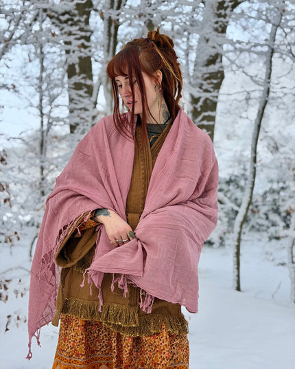 Cotton Scarf Off White