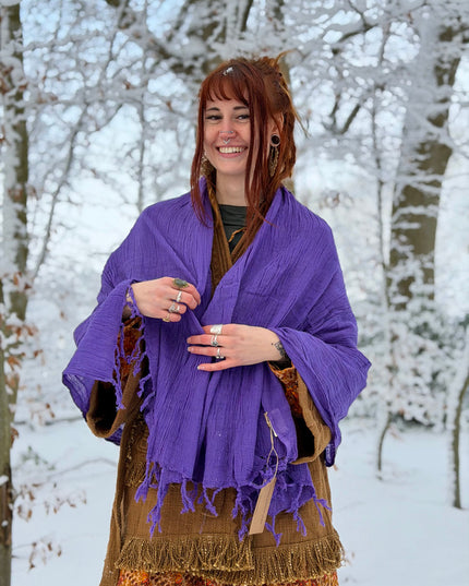 Cotton Scarf Off White