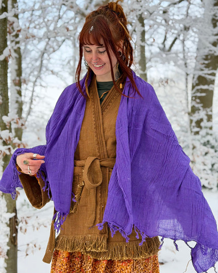 Cotton Scarf Off White